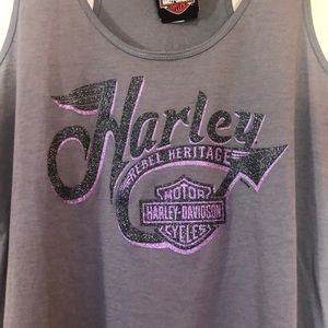 NWT Harley Davidson Excalibur racerback tank sz XL